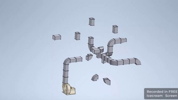 Вентиляционная система - проектирование в Autodesk Inventor 2024 (Инжиниринг и строительство)