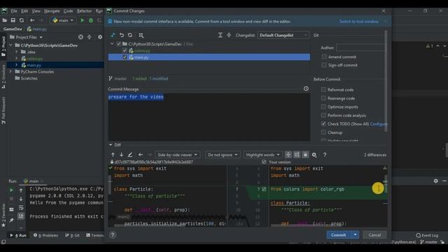 Python and Git ignore in PyCharm IDE смотреть онлайн