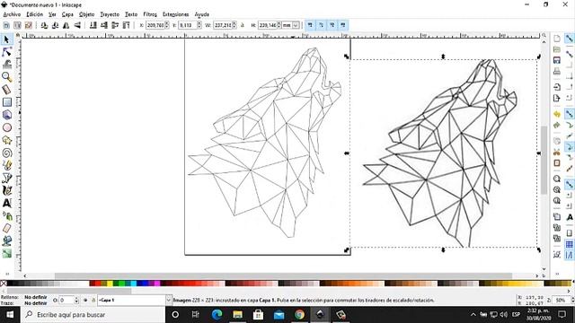 introducción a inkscape, imágenes en 3D, trazos en una sola linea. introduction to inkscape, , смотреть онлайн