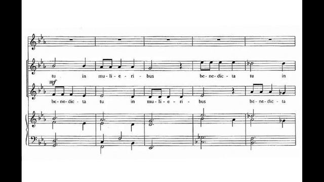 Hamilton, David (* 1955) Ave Maria, for soprano solo, s. a. chorus and piano or organ (1993). смотреть онлайн