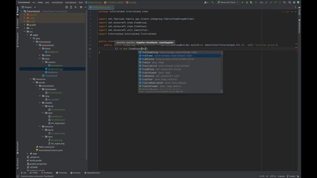 Episode 5: Fabric Modding for 1.19.2, Creative Tabs смотреть онлайн