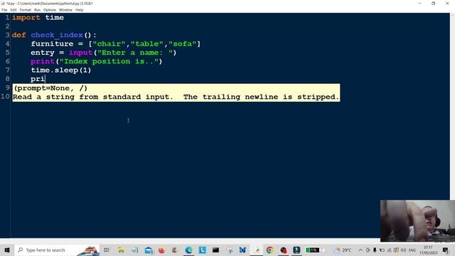 Python Programming - Index Position Of List Element 2023 смотреть онлайн