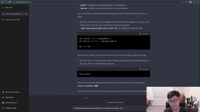 Using ChatGPT to build a blog in Rails смотреть онлайн