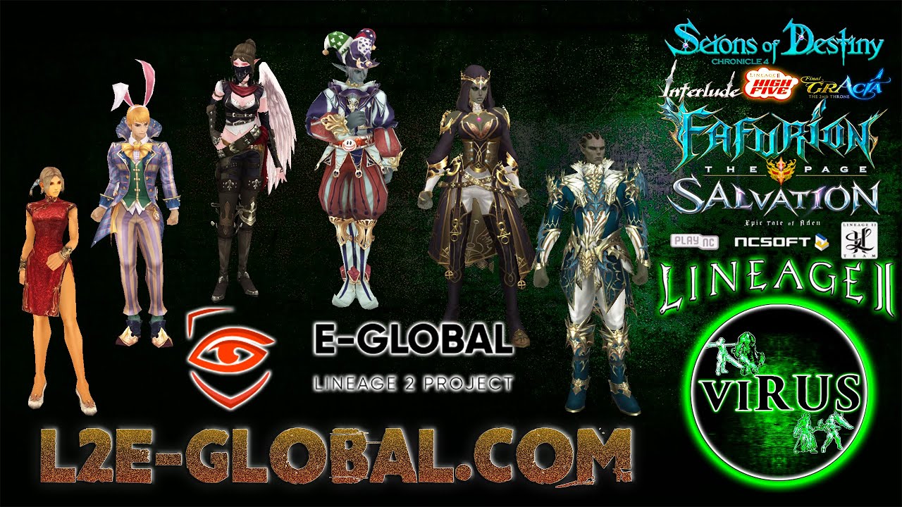 Set Of Costumes 02 For Www.L2E-Global.Com Server. LINEAGE II - Masterwork ◄√i®uS►