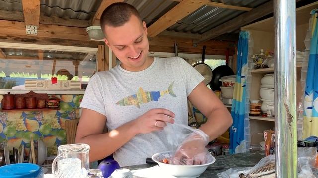 СУПЕР РЕЦЕПТ Куриных сердечек на мангале. смотреть онлайн