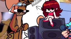 Friday Night Funkin' VS Jerry FULL WEEK, Tom's Basement Show 1.5 (FNF Mod) (Tom & Jerry Creepypasta