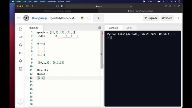 Leetcode 797 All Paths From Source to Target in Python смотреть онлайн