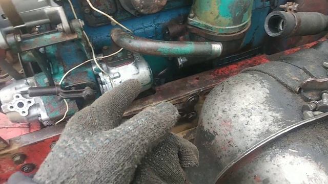 Установка мотора д65 на ЮМЗ 6 ЭО 2621! Сборка трактора и первый пуск! смотреть онлайн