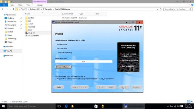 How to Install Old Version Oracle Database 11g On Windows 10 Full Process смотреть онлайн