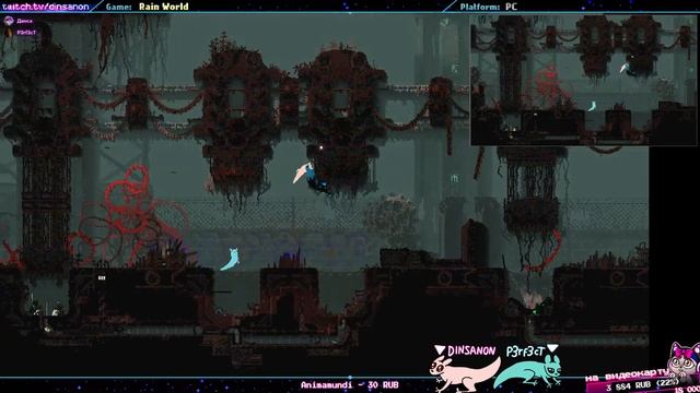 RAIN WORLD кооп [Выживший] #5 - ПАРКУР-СТРАДАНИЯ, Лапша и Друг-ящерица | Массивы ферм смотреть онлайн