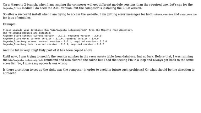 Magento: The composer is installing different module versions than the required one (2 Solutions!!) смотреть онлайн