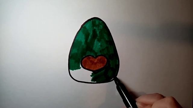 Как нарисовать и раскрасить авокадо детям. Простой рисунок авокадо рисуем и раскрашиваем смотреть онлайн