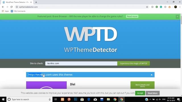 How to Detect Which WordPress Theme a website is Using | Find Plugin WordPress vs Others 2019 смотреть онлайн