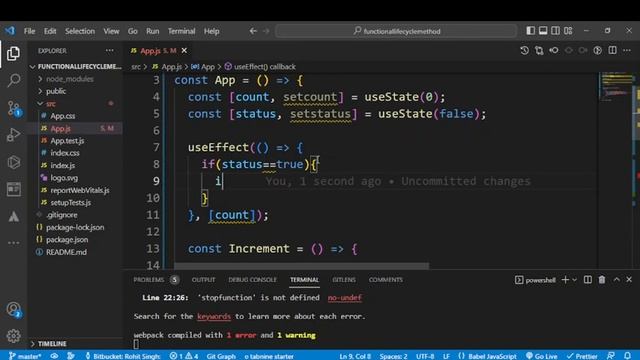 LifeCycle method in Functional Component with proper Example in Hindi смотреть онлайн