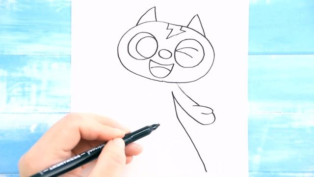 Как нарисовать героя мультфильма Мини Форс / Рисунок раскраска для детей / Раскрась Ка смотреть онлайн