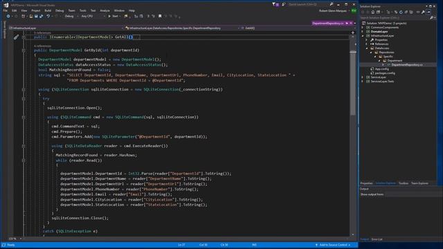 Model View Presenter (MVP) Example - #6 The Repository With ADO.NET смотреть онлайн