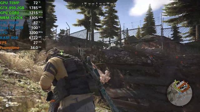 Tom Clancy's Ghost Recon Wildlands - GTX 950 2GB ASUS 1080P смотреть онлайн