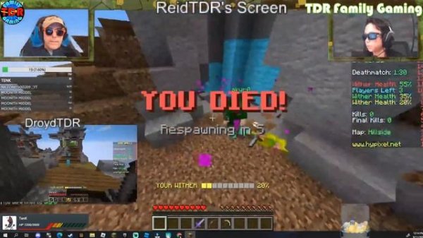 Server Games on Hypixel Minecraft Java - TDR Stream (Skywars, party games, etc)
