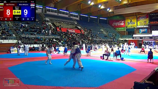 922  Milos Mihajlovic, SRB Vs  Ivan Tonchev, BUL 19 16