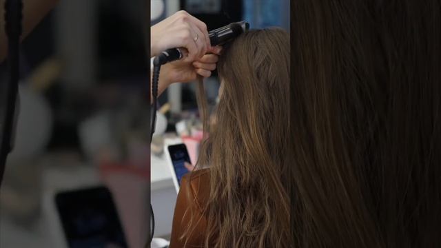 Эффект мокрой текстуры на прямые натуральные волосы . Остались вопросы пишите ⤵️