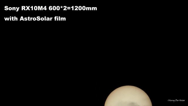 Sunspots observation by Sony RX10M4 смотреть онлайн