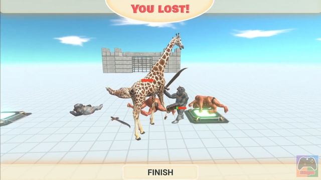 Dragon Fantasy vs Mutant Primates vs Animals - Animal Revolt Battle Simulator смотреть онлайн