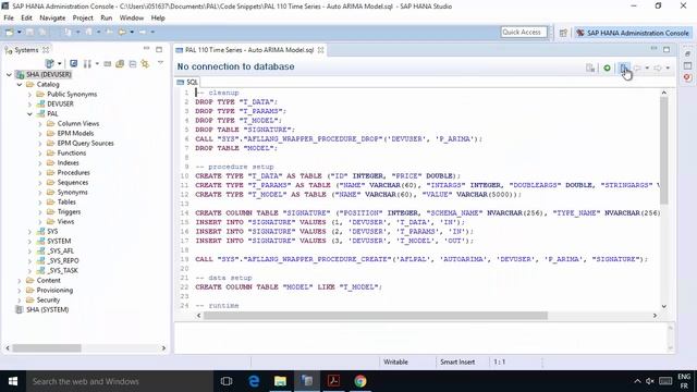 SAP HANA Academy - PAL: 110. Time Series - Auto ARIMA Model [SPS 12] смотреть онлайн