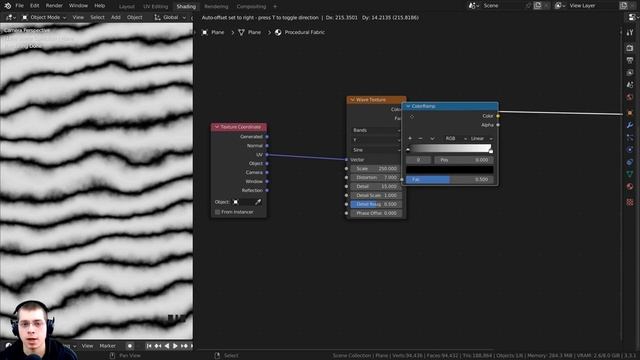 Procedural Fabric Material (Blender Tutorial) смотреть онлайн