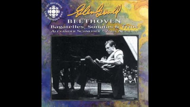 Glenn Gould plays Beethoven: Piano Trio in B-flat Major, Allegretto смотреть онлайн