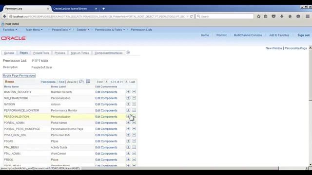 PeopleSoft Security - User Profile, Roles, Permission Lists смотреть онлайн