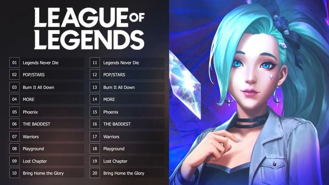 K/DA & Arcane League Of Legends Music 2022