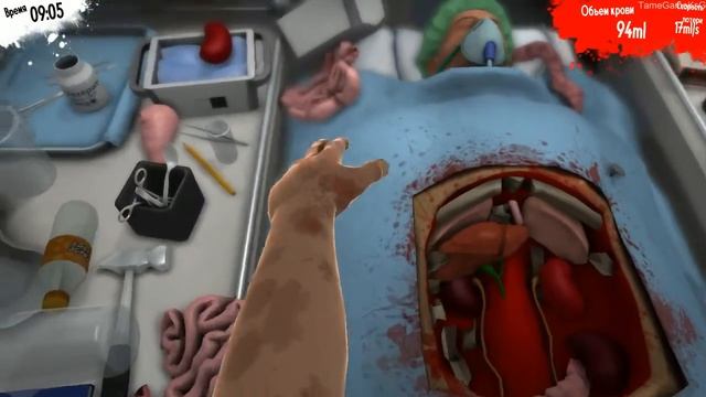Surgeon Simulator | Часть № 2 | Пересадка Почек