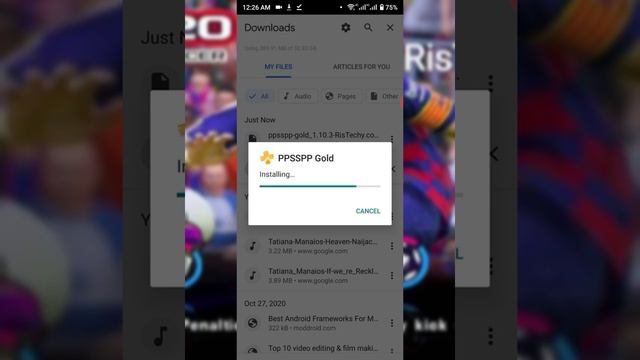 PES 2020/2021 Offline Mode (PPSSPP) смотреть онлайн