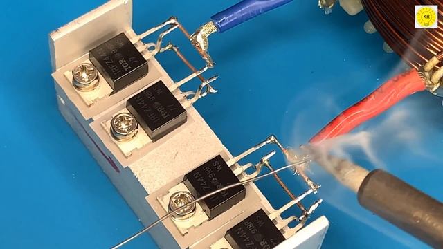 How To Make Simple Inverter 2500W , Sine Wave ,mosfet IRF44n ,JLCpcb