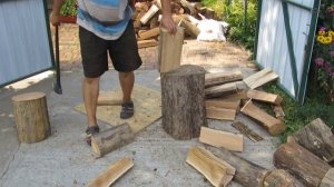 Фискарс  x 25. Fiskars x 25. Сухой дуб и граб.