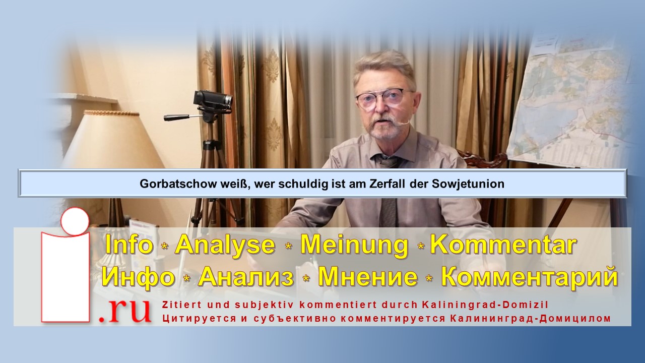 Gorbatschow Weiß, Wer Schuldig Ist Am Zerfall Der Sowjetunion