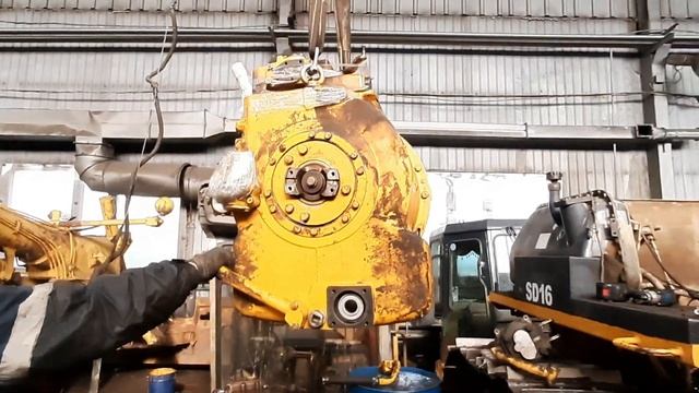Ремонт и монтаж коробки передач бульдозера шантуй сд 16 16Y1500000