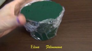 Цветочная композиция своими руками/ Живые цветы, оазис