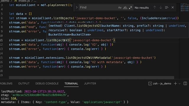 How To list objects in MinIO With JavaScript #ObjectStorage смотреть онлайн