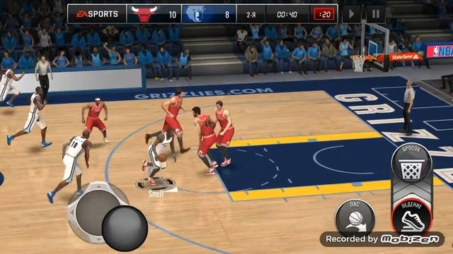 ОБЗОР ИГРЫ#NBA LIVE MOBILE BASKETBALL