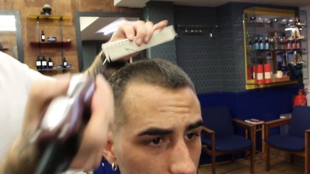 Buzz Cut Hairstyle Number 3 On Top With Skin Fade смотреть онлайн