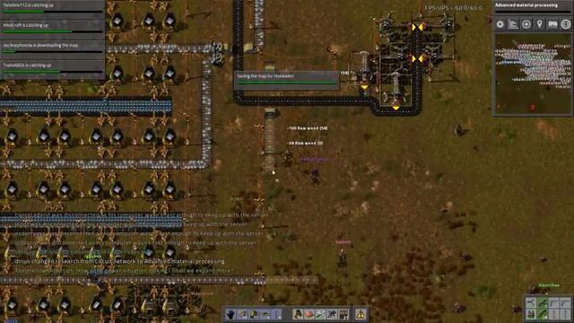 Factorio Mass Multiplayer Session 1 - 159 Players смотреть онлайн