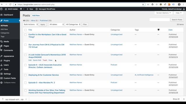 WordPress Tip: How To Fix "Missed Scheduled" Blog Posts смотреть онлайн