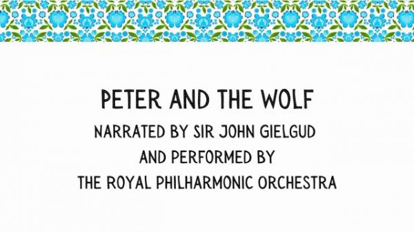 Peter and the Wolf
