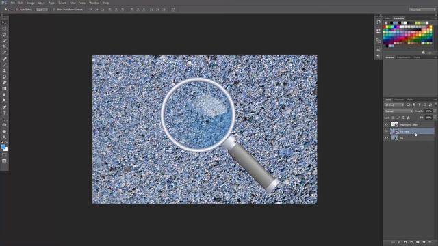 Magnifying Glass | Photoshop CC смотреть онлайн