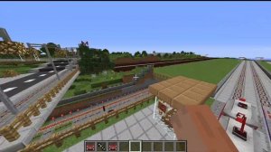 Метро в майнкрафт с модом Traincraft(обзор первой линии трамвая в районе Черкасовка)