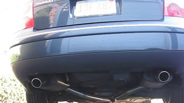My 2001 Volkswagen Passat's Custom Exhaust смотреть онлайн