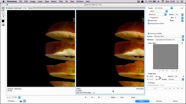 Photoshop Tutorial: Save for Web Publishing смотреть онлайн