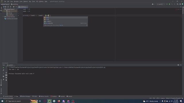 WRITE FORMATTED STRING AND TYPE FUNCTION IN PYTHON.. смотреть онлайн