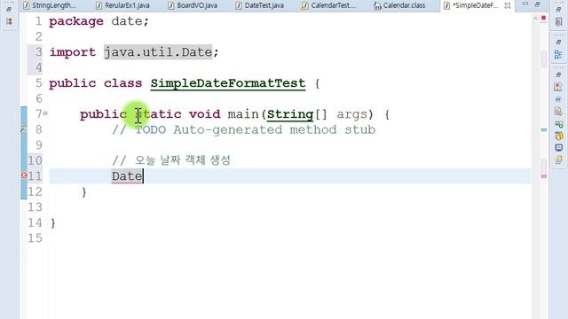 Webjjang JAVA 12-03 SimpleDateFormat(웹짱과 함께하는 자바) смотреть онлайн